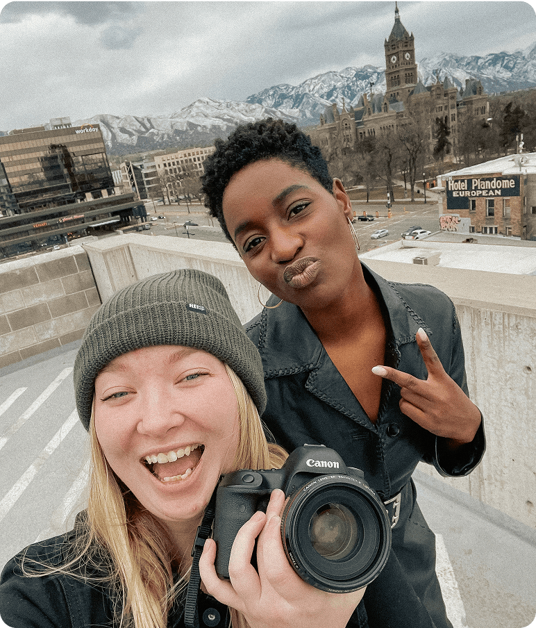 Two photographers